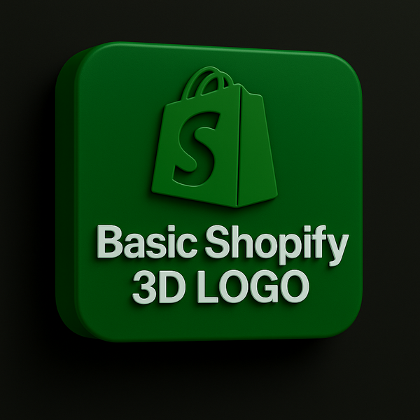 Basic Shopify 3D LOGO