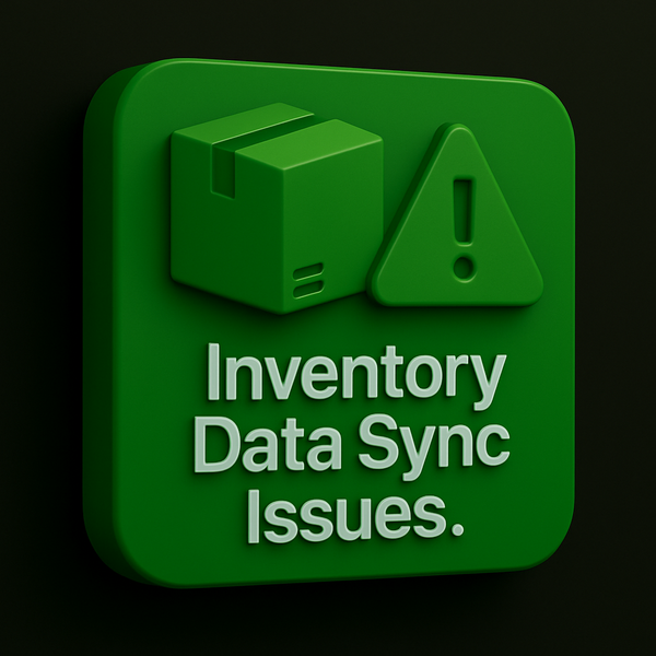 Inventory Data Sync Issues
